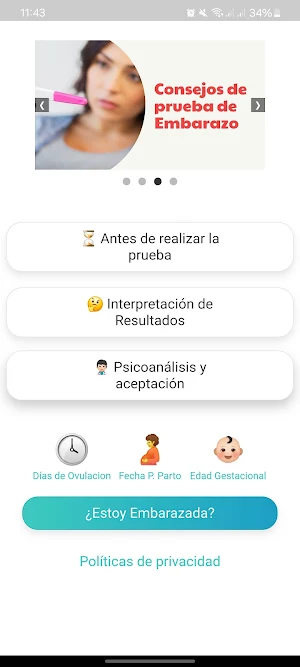Prueba de embarazo Screenshot 0