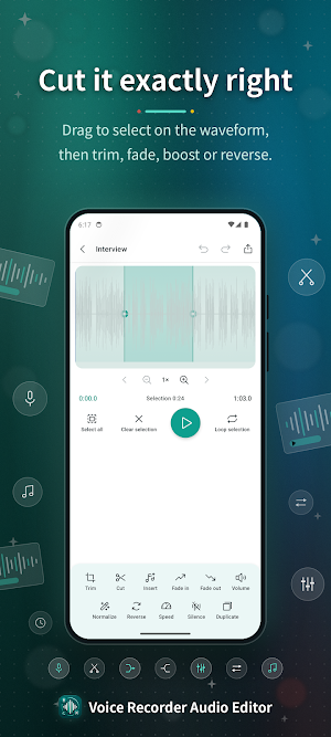 Voice Recorder Audio Editor Screenshot 3