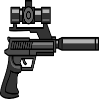 Gun With Silencer Sound