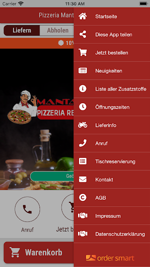 Pizzeria Manta Screenshot 2