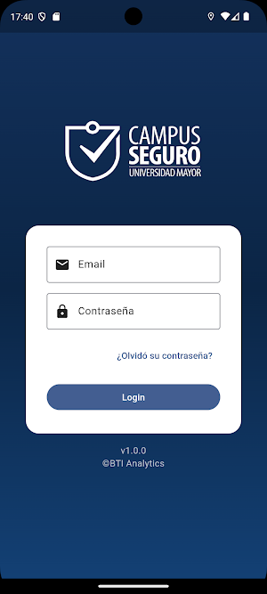 Campus Seguro App Screenshot 0