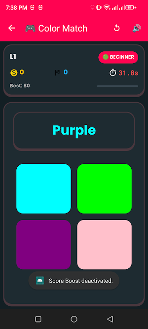 Color Match Game Screenshot 2