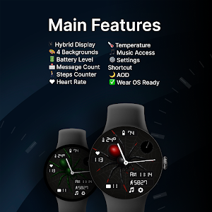 Spider Tech Watch Face Screenshot 1