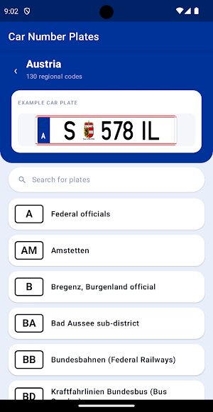 Car Number Plates Screenshot 3