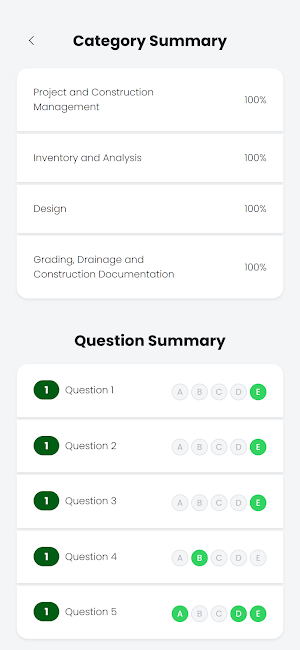 LARE Practice Test Screenshot 1