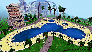 Island Resort Map For MCPE Screenshot 0