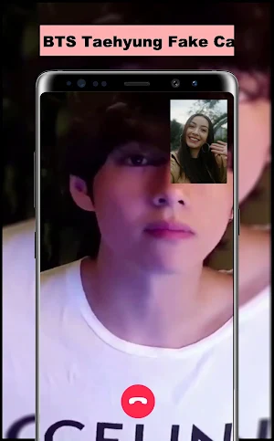 Taehyung Fake Call Screenshot 1