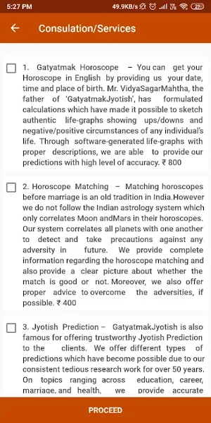 Gatyatmak Jyotish : Astrology App Screenshot 3