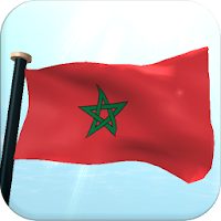 Morocco Flag 3D Free Wallpaper