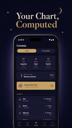 Cosmia: Astrology & Horoscope Screenshot 2