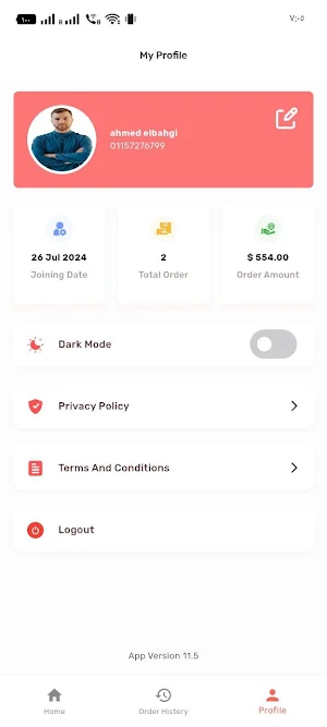DineHub Driver Screenshot 2