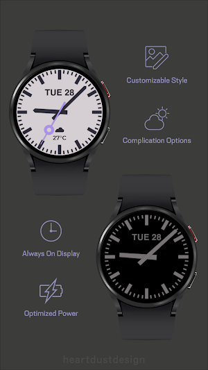 Railway Clock Watch Face Screenshot 2