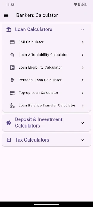 Bankers Calculator Screenshot 0