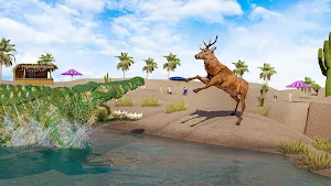 Crocodile Family: Animal Games Screenshot 1