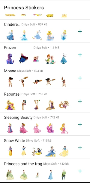 Princess Stickers for WA Screenshot 1