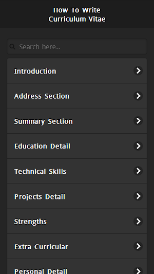 How to Write CV Screenshot 0