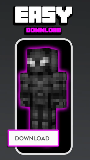 Black Skins For Minecraft PE Screenshot 1