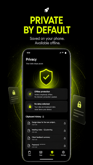Offline clipboard text manager Screenshot 2