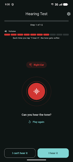 Hearing Test - Ear Check Screenshot 1