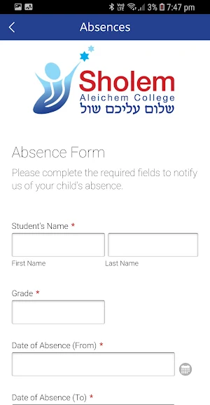 Sholem Aleichem College Screenshot 1