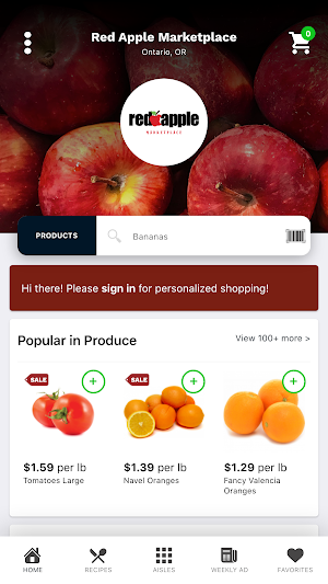 Red Apple Marketplace Screenshot 3