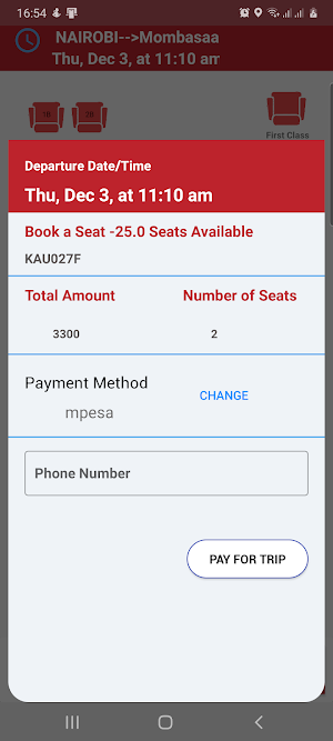 mEpesi Booking Screenshot 1