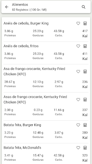 NutriTuti - Calorias Screenshot 0