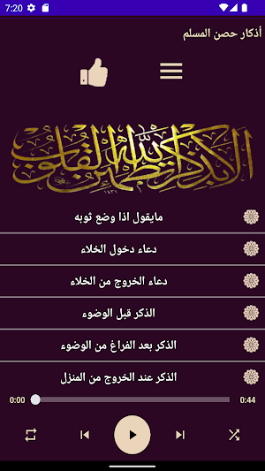 أدعية واذكار حصن المسلم Screenshot 3