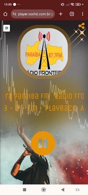 Rádio Fronteira Paraiba Fm Screenshot 0