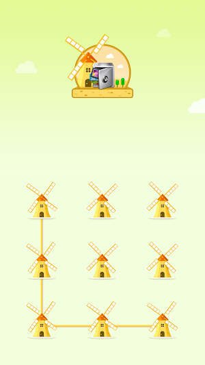 AppLock Live Theme Windmill Screenshot 0