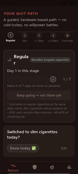 EaseQuit：Stop Smoking in Steps Screenshot 2