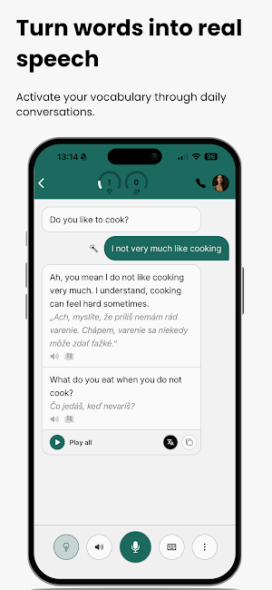 LydkaSpeak - Language Practice Screenshot 0