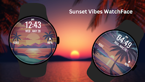 Sunset Vibes WatchFace Screenshot 1