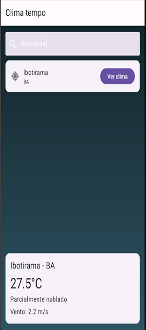 Clima Tempo Screenshot 0