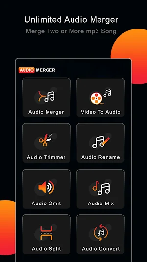 Unlimited MP3 Audio Merger Screenshot 1