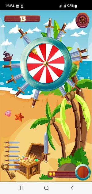 Pirate knife game Screenshot 1