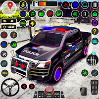 US Police Car Parking Sim 3D