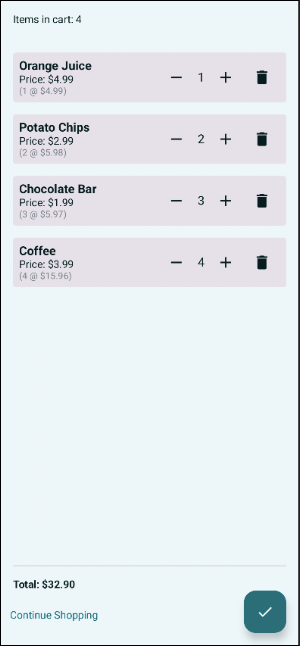 Checkout Screenshot 1