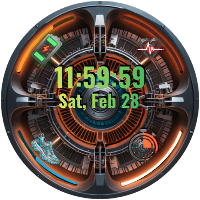 A095 Power Machine Watch Face