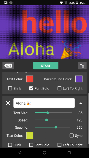 LED Banners - Text Scroller Screenshot 2
