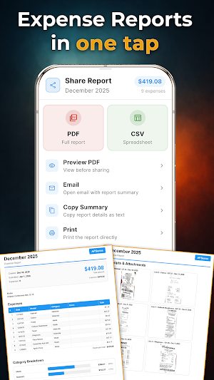 APSense: Expense Reports Screenshot 0