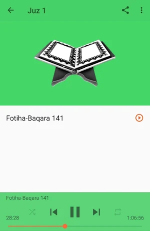 Qur'oni Karim O'zbek tilida (Quran Uzbek) mp3 Screenshot 3
