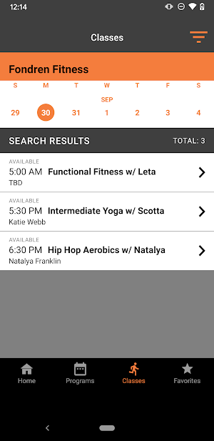 Fondren Fitness Screenshot 3