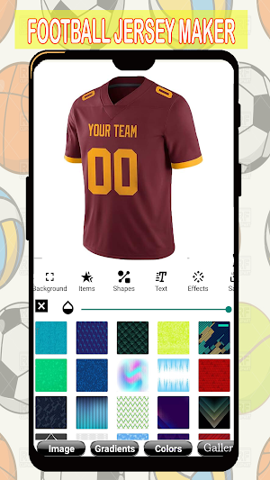Football Jersey Maker- T shirt Screenshot 2