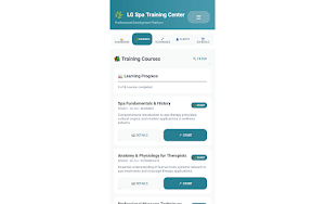LG Spa Training Center Screenshot 2