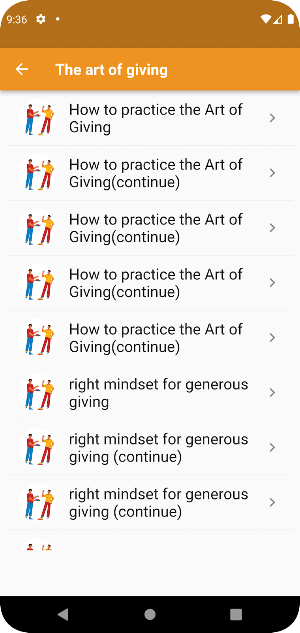 The art of giving Screenshot 1