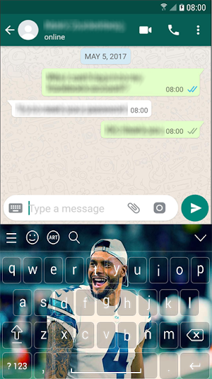 Dak Prescott Cowboys Keyboard NFL 2020 For Lovers Screenshot 3