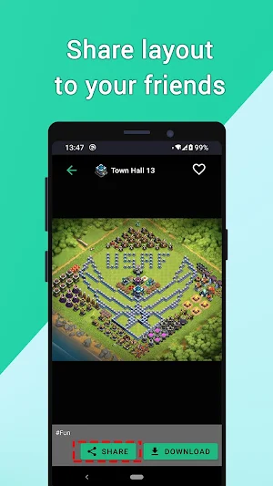 Clashtasia - Base Layout with link Screenshot 3