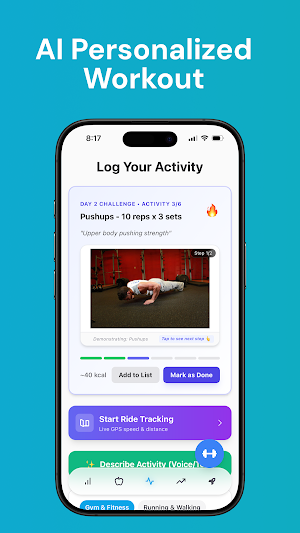Fitly: AI Calorie Tracker Screenshot 2