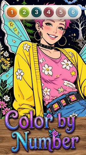 Fairytale Coloring by Number Screenshot 3